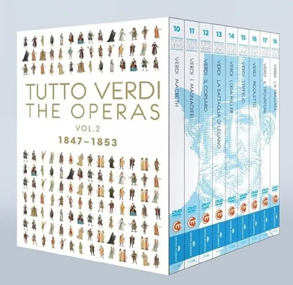 Verdi : Intégrale des opéras, vol. 2. Bartoletti, Luisotti, Montanaro, Renzetti, Zanetti.